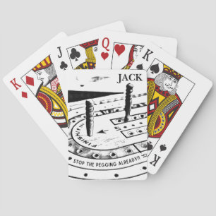Personalised Jack Name   Cribbage Playing Cards