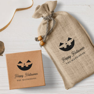 Personalised Jack O Lantern Happy Halloween Self-inking Stamp