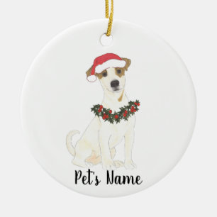 Personalised Jack Russell Terrier Ceramic Tree Decoration