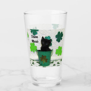 Personalised - Jack the Cat's St. Patrick's Day Glass