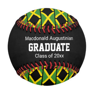 Personalised JAMAICA FLAG Graduate Baseball