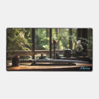 Personalised Japanese Workbench & Garden Desk Mat 