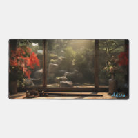 Personalised Japanese Workbench & Garden Desk Mat