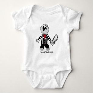 Personalised Jason with Chainsaw Baby Bodysuit