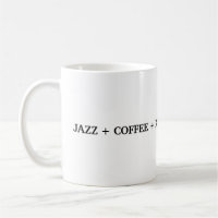 Personalised Jazz Coffee Beach Sunset You mug