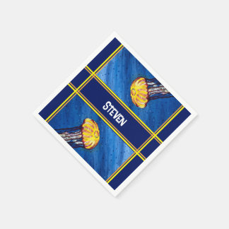 Personalised Jellyfish Napkin