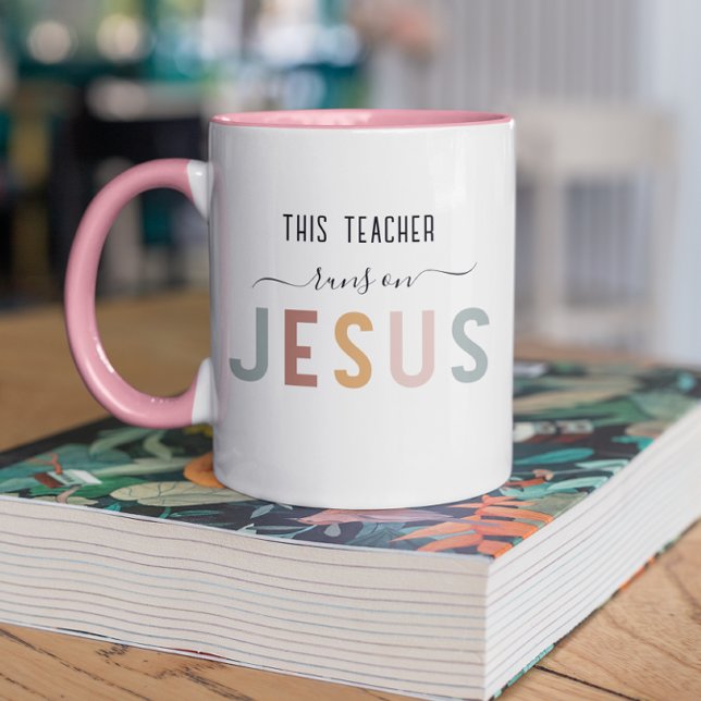 Personalised Jesus faith teacher Mug (Creator Uploaded)