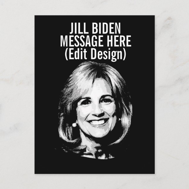 Personalised JILL BIDEN Postcard (Front)