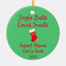 Personalised Jingle Bells, Covid-19 Smells Ceramic