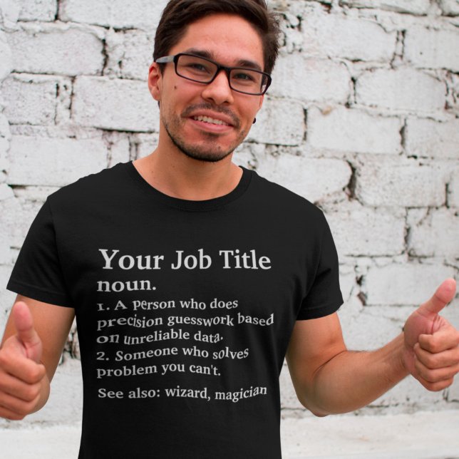 Personalised Job Title Definition For Coworker T-Shirt (Creator Uploaded)