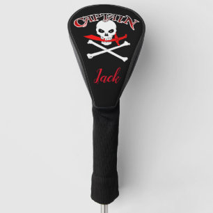 Personalised Jolly Roger (Cutlass)  Golf Head Cover
