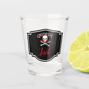 Personalised Jolly Roger (Cutlass)  Shot Glass