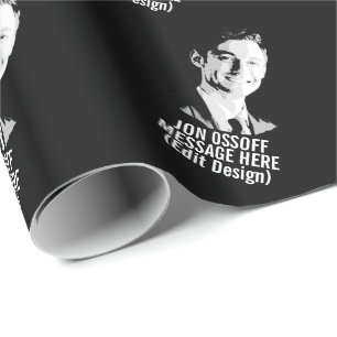 Personalised Jon Ossoff Bust Wrapping Paper