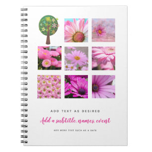 Personalised Journal ADD PHOTOS and TEXT