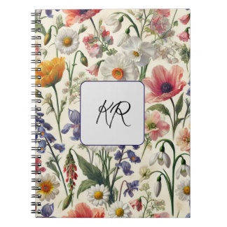 Personalised Journal in Beautiful Botanical Print