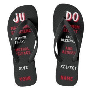 Personalised Judo Jandals