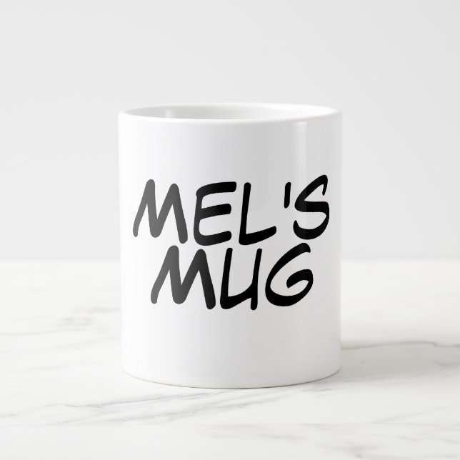 Personalised Jumbo Coffee Mug (Front)