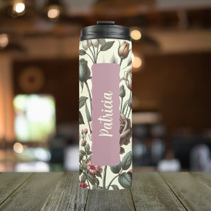 Personalised June Birth Month Rose 12 oz  Thermal Tumbler