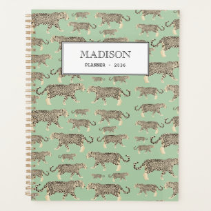Personalised Jungle Jaguar Animal Pattern Planner