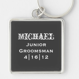 Personalised Junior Groomsman Keychain