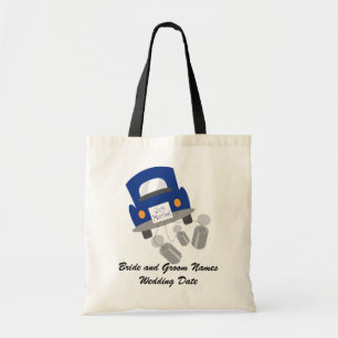 Personalised Just Married Car Tote Bag