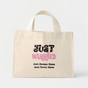 Personalised Just Married Tote Bag