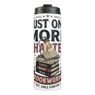 Personalised Just One More Chapter Est 1985 Bookwo Thermal Tumbler