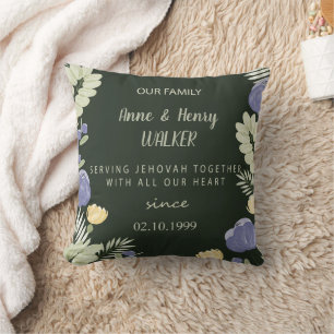Personalised JW anniversary gift  Cushion