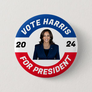 Personalised kamala Harris for president 2026 6 Cm Round Badge