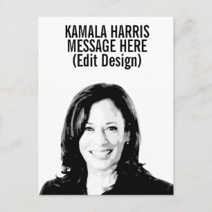 Personalised Kamala Harris Postcard