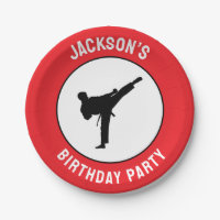 Personalised Karate / Taekwondo / judo Birthday