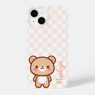 Personalised kawaii bear phone case