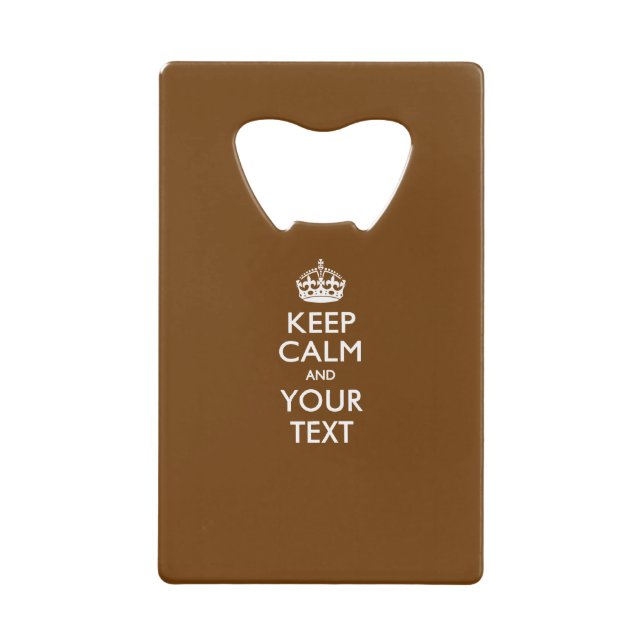 Personalised KEEP CALM AND Edit Text on Chocolate (Front)