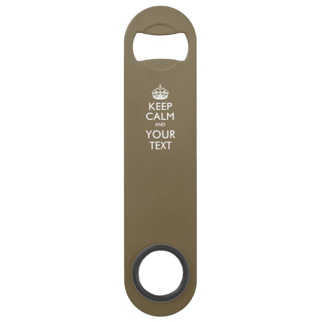 Personalised KEEP CALM AND Edit Text on Coffee (Front)