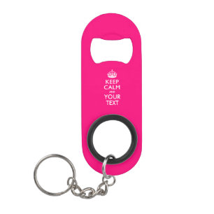 Personalised KEEP CALM AND Edit Text on Fushia