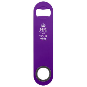 Personalised KEEP CALM AND Edit Text on Purple