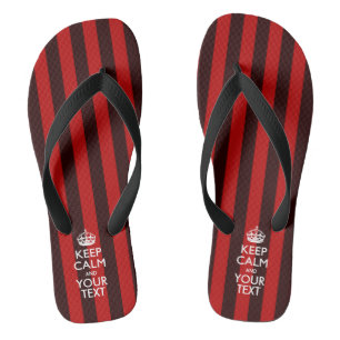 Personalised KEEP CALM And Have Your Text Jandals