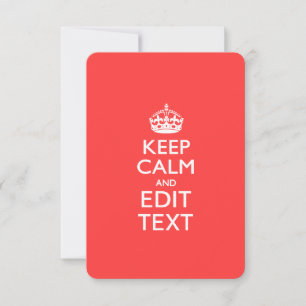 Personalised KEEP CALM and have your text on Pink