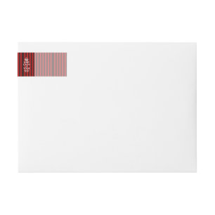 Personalised KEEP CALM AND Your Creative Text Red Wrap Around Label