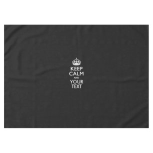 Personalised KEEP CALM AND Your Creative Text Tablecloth