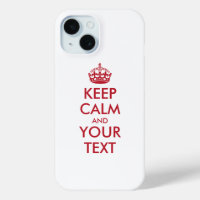 Personalised KEEP CALM and YOUR TEXT