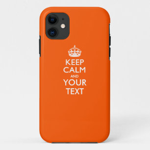 Personalised KEEP CALM AND Your Text Case-Mate iPhone Case