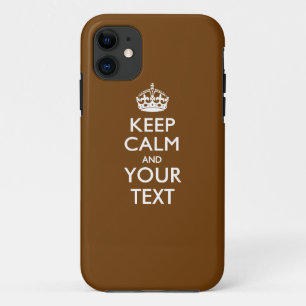 Personalised KEEP CALM AND Your Text Case-Mate iPhone Case