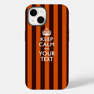 Personalised KEEP CALM AND Your Text Case-Mate iPhone 14 Case
