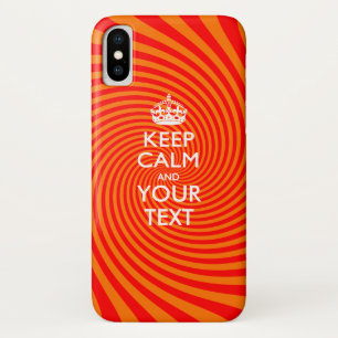 Personalised KEEP CALM AND Your Text Case-Mate iPhone Case