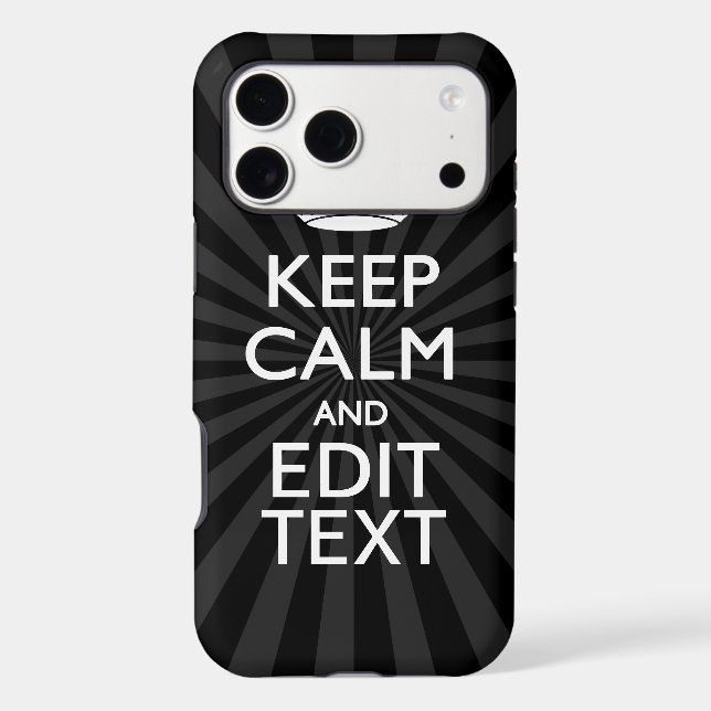 Personalised KEEP CALM and your text Creative (Back)