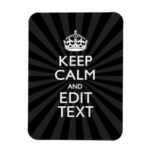 Personalised KEEP CALM and your text Creative Magnet
