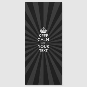 Personalised KEEP CALM and your text on burst