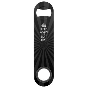 Personalised KEEP CALM and your text on Sunburst