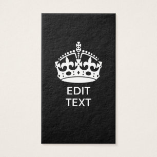 Personalised KEEP CALM CROWN Edit Text